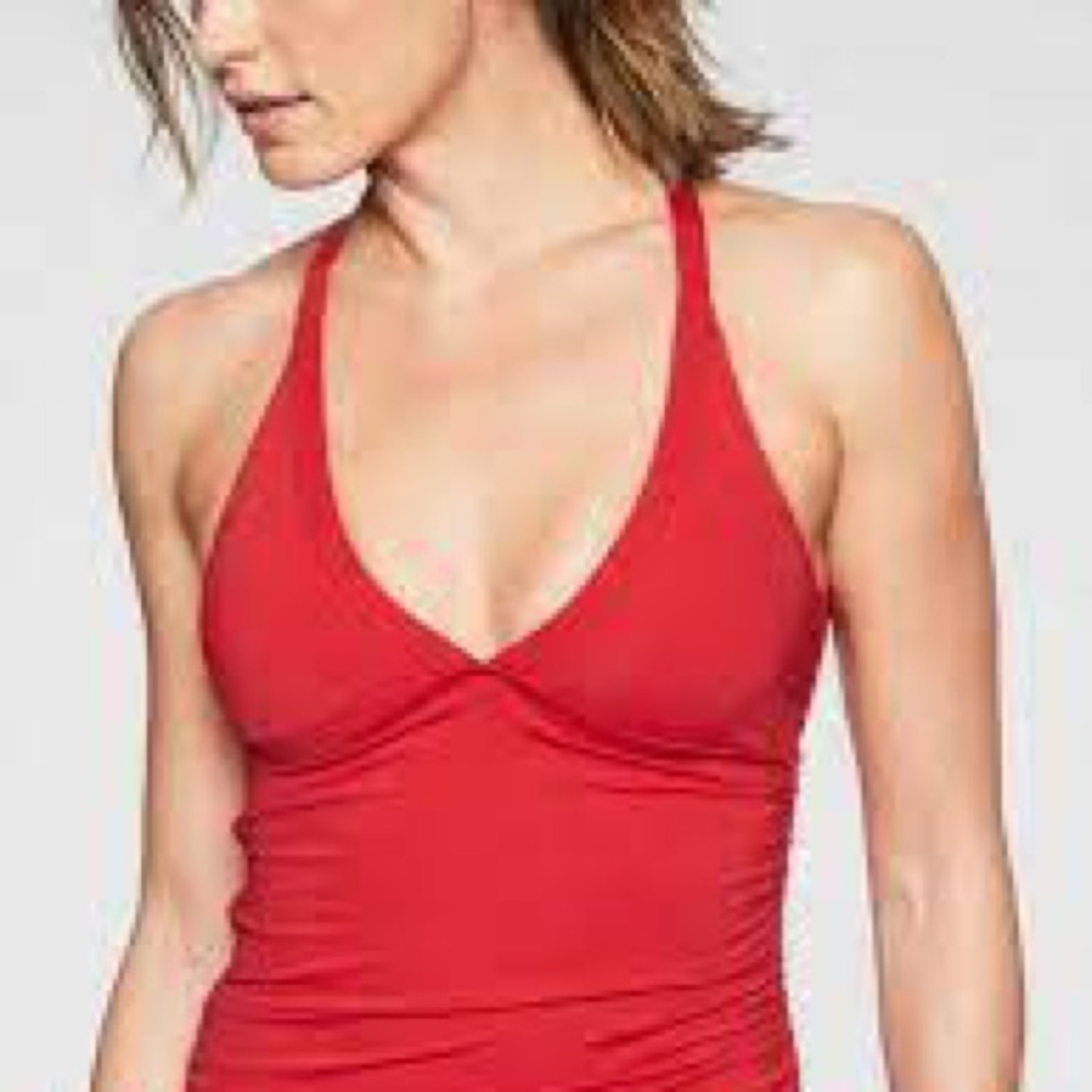 NWOT Athleta Side Scrunch Tankini